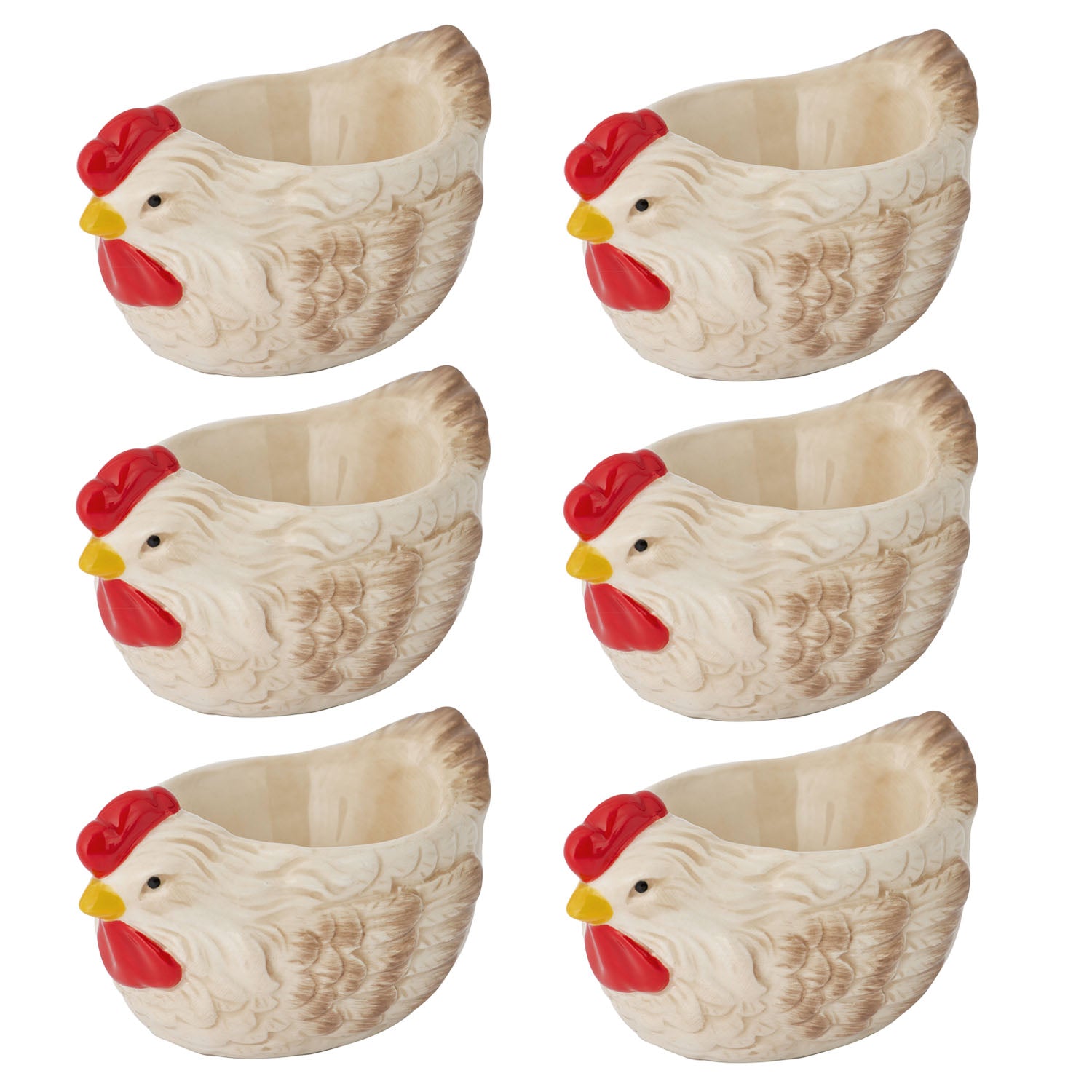 Colorful Ceramic Chicken Egg Holder