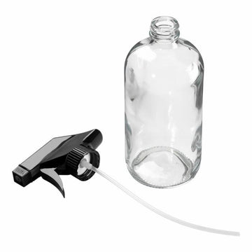 2Pcs 480ml Clear Glass Pump Action Spray Bottle