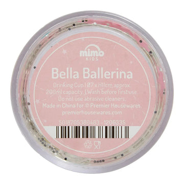 Mimo Bella Ballerina Design 200ml Kids Drinking Cup