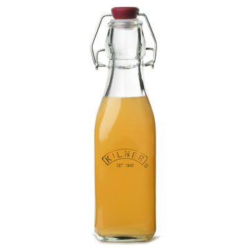 Kilner 250ml Clip Top Glass Condiments Bottle