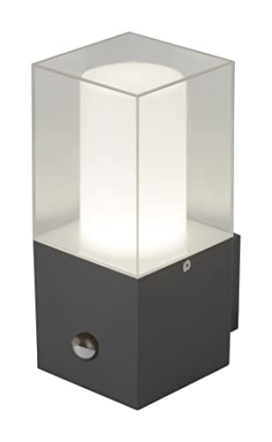 Searchlight Grey Outdoor Wall Light With Sensor
