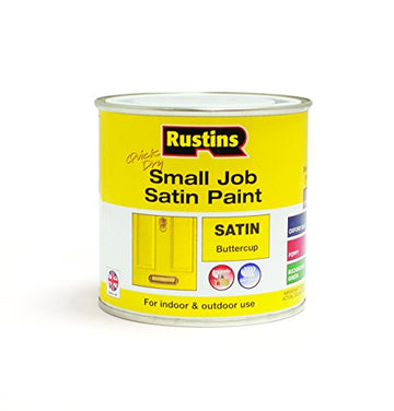 250ml Rustins Quick Dry Satin Buttercup Paint