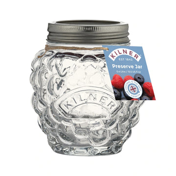Kilner 400ml Airtight Berry Fruit Design Glass Storage Jar