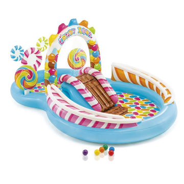 Candy Zone Fountain Play Centre Kids Inflatable Pool