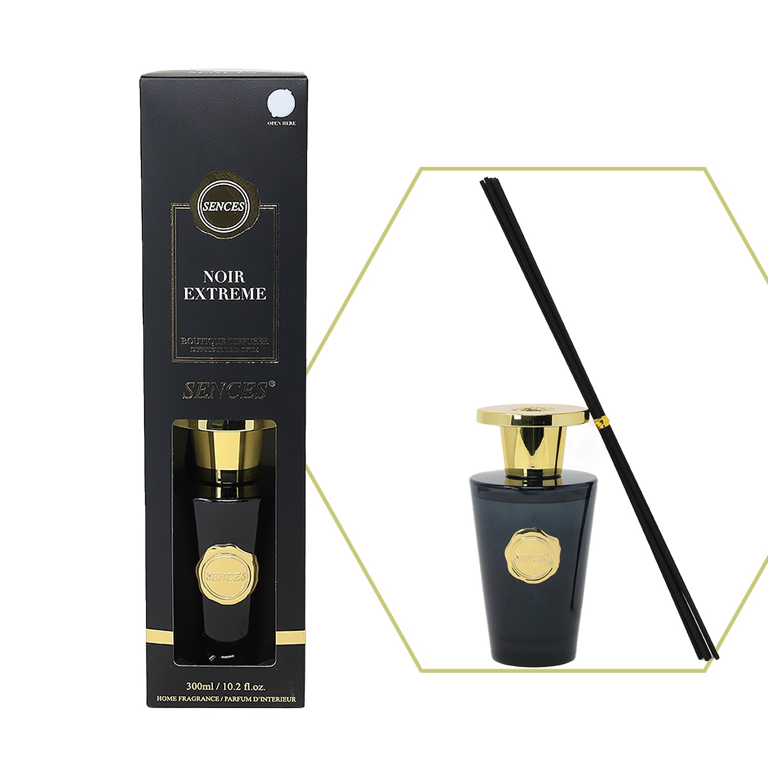 Baltus Boutique Reed Diffuser 300ml Sences Noir Extreme