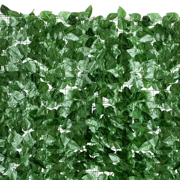GardenKraft 100 x 300cm Artificial Ivy Leaf Covered Trellis