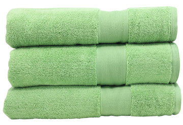 Christy 100% Cotton Bath Towel - Carnival Green Tea