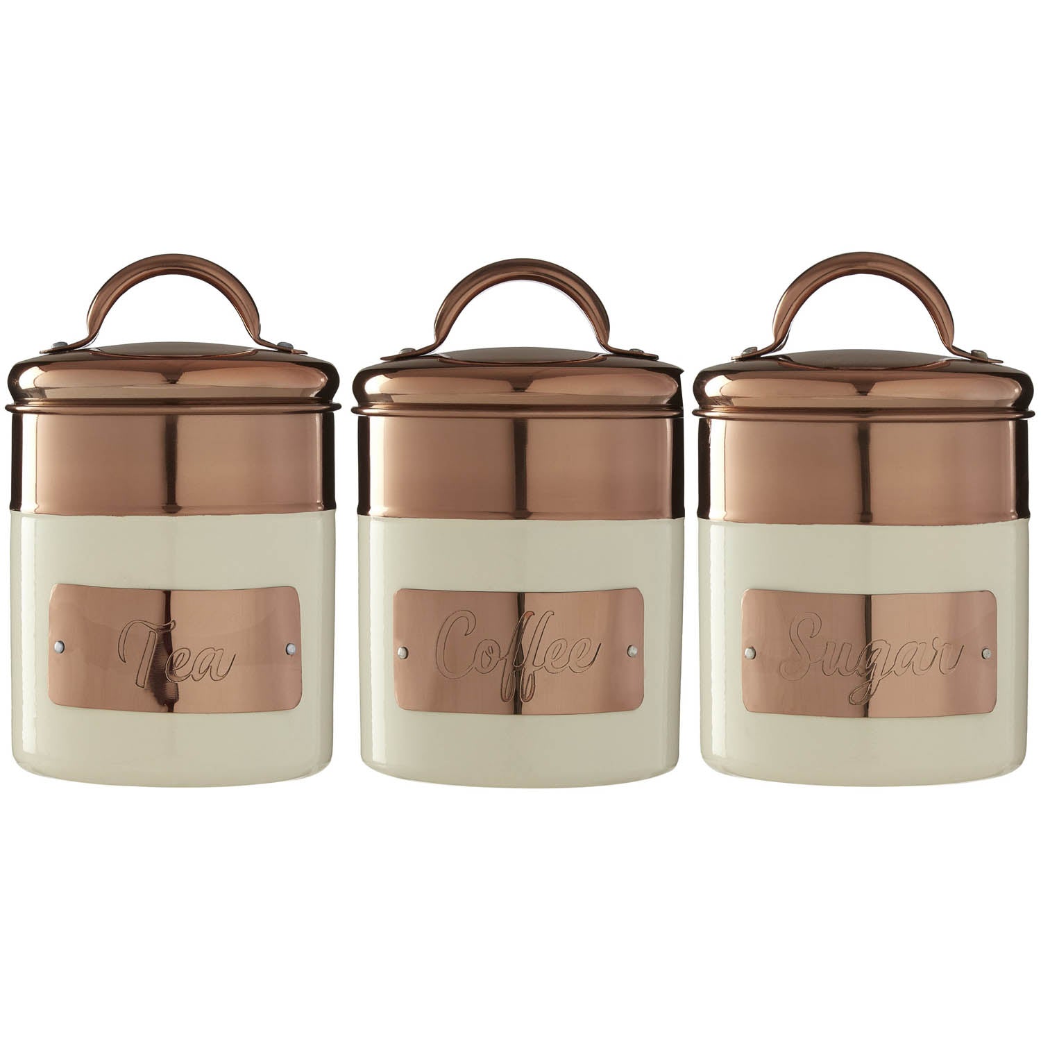 Copper tea coffee fashion sugar set