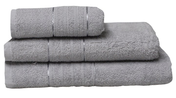 Silver Grey Luxury Designer 100% Cotton Egyptian Bath Towel