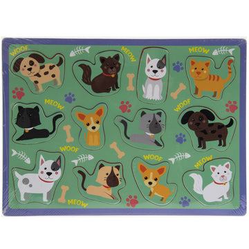 Cats & Dogs Animal Design Puzzle