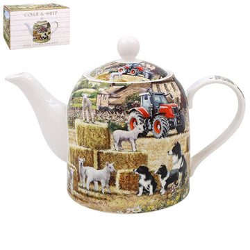650ml Collie & Sheep Ceramic Tea Brewer Tea Pot