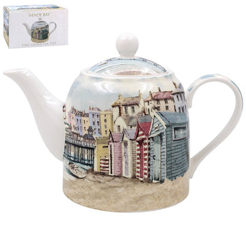 650ml Sandy Bay Beach Ceramic Tea Brewer Tea Pot