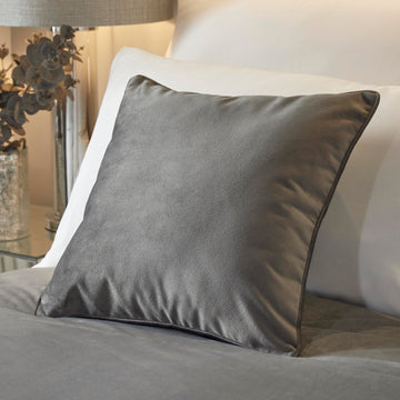 Melanie Velvet Cushion Cover 43x43cm - Slate Grey