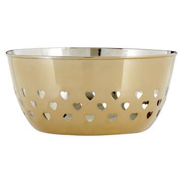 Set Of 2 Stainless Steel Gold Fruit Bowl