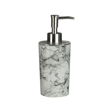 Rome Marble Effect Grey Liquid Soap Moisturiser Dispenser
