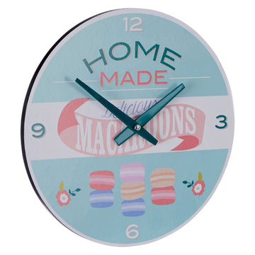 Pink Blue Amelie Wall Clock