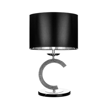 Glimmer C Black Table Lamp