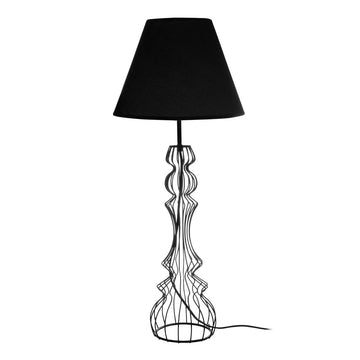 Chico Black Metal Wire Table Lamp