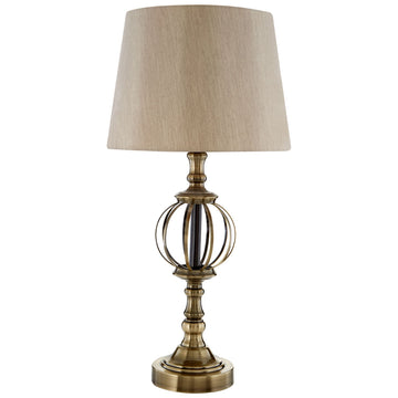 Kelapa Antique Brass Table Lamp
