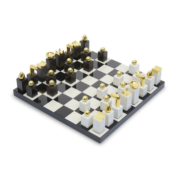 Floret Marble & Wood Chess Set
