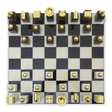 Floret Marble & Wood Chess Set
