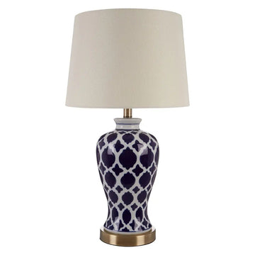 Alona Blue Ceramic Table Lamp