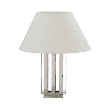 Renan Silver Hammered Table Lamp
