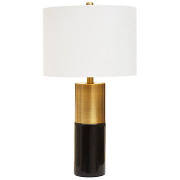 Edric Black & Gold Marble Table Lamp
