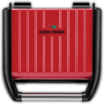 George Foreman 1650W Red Electric Non-Stick Grill Plate