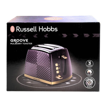 Russell Hobbs 2 Slice Purple Extra Wide Slots Toaster
