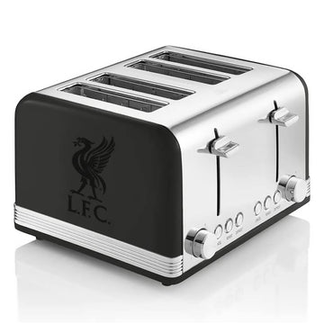 Swan Liverpool Football Club Black 4 Slice Retro Toaster