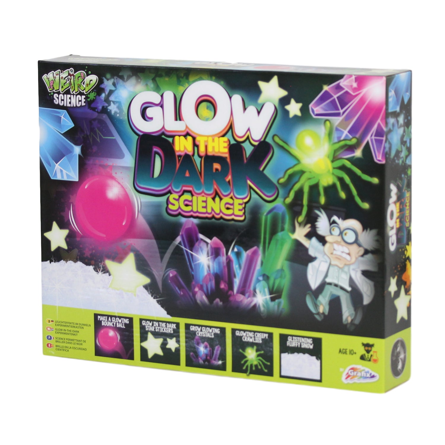 Grafix Weird Science Glow in the Dark Experiment Kit