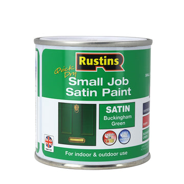 250ml Rustins Quick Dry Satin Buck Green Paint