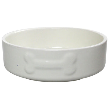 Mason Cash 15cm Cream Stoneware Bowl Pet Feeding Plate