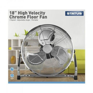 3 Speed Chrome 18 Inch Floor Fan