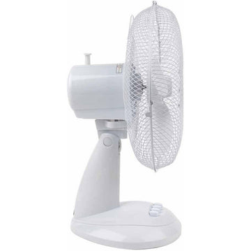 2 Speed 9 Inch White Desk Fan