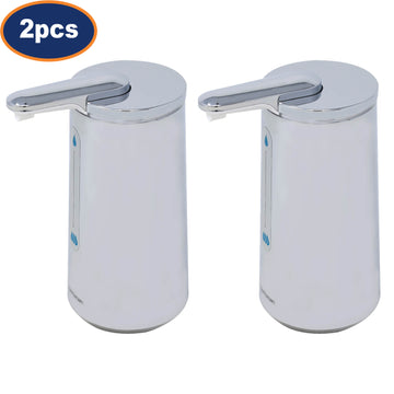 2Pcs Simplehuman Automatic Hand Motion Soap Dispenser Silver Stainless Steel