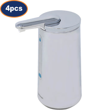4Pcs Simplehuman Automatic Hand Motion Soap Dispenser Silver Stainless Steel
