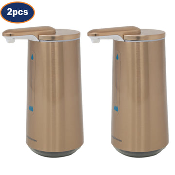 2Pcs Simplehuman Automatic Hand Motion Soap Dispenser Rose Gold Stainless Steel