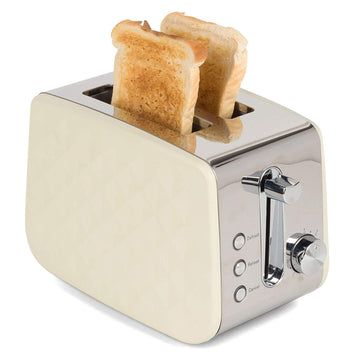 Salter 2-Slice Cream Toaster 850w Diamond Style