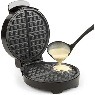 Progress Black Non-Stick Belgian Waffle Maker