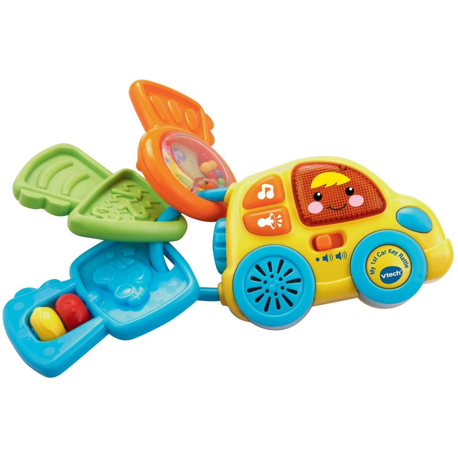 My First Car Key Rattle Musical Sensory Teething Educational Baby Toy