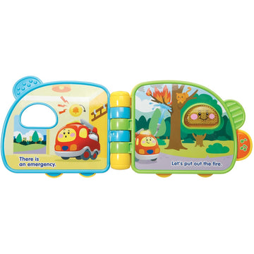 Toot Toot Drivers Fire Engine Saves The Day Musical Book Baby Toy