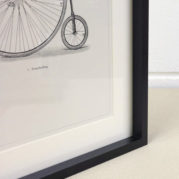 Framed One Bicycle Picture Wall Art