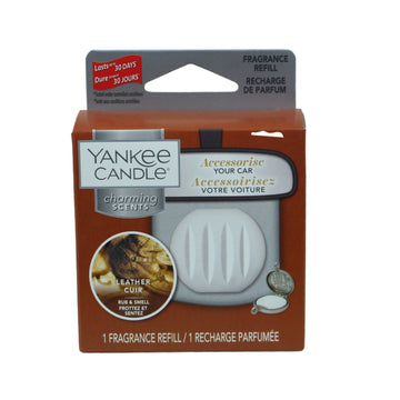 Yankee Candle Leather Cuir Charming Car Fragrance Refill