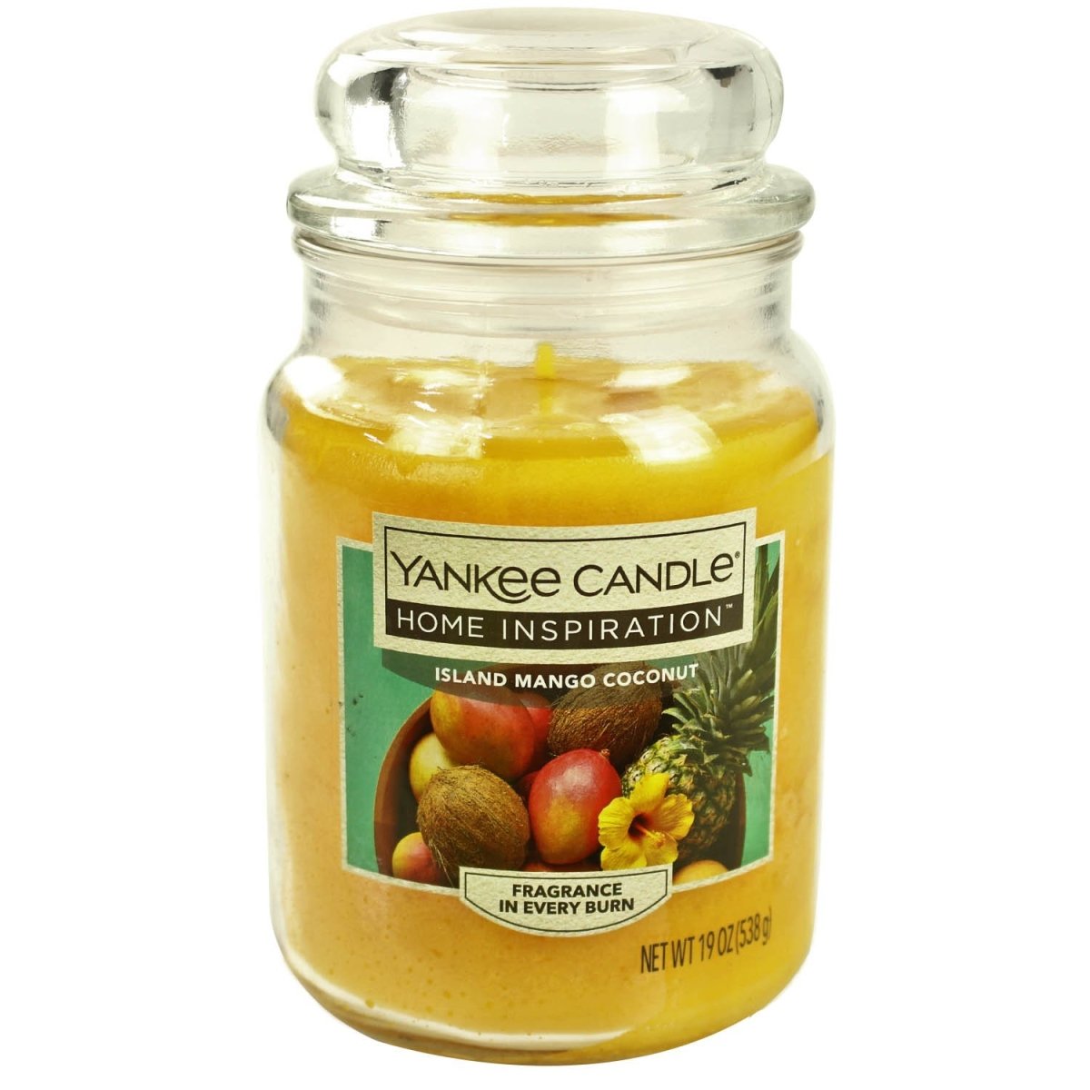 Yankee 19oz Jar Candle Island Mango Coconut Flavour