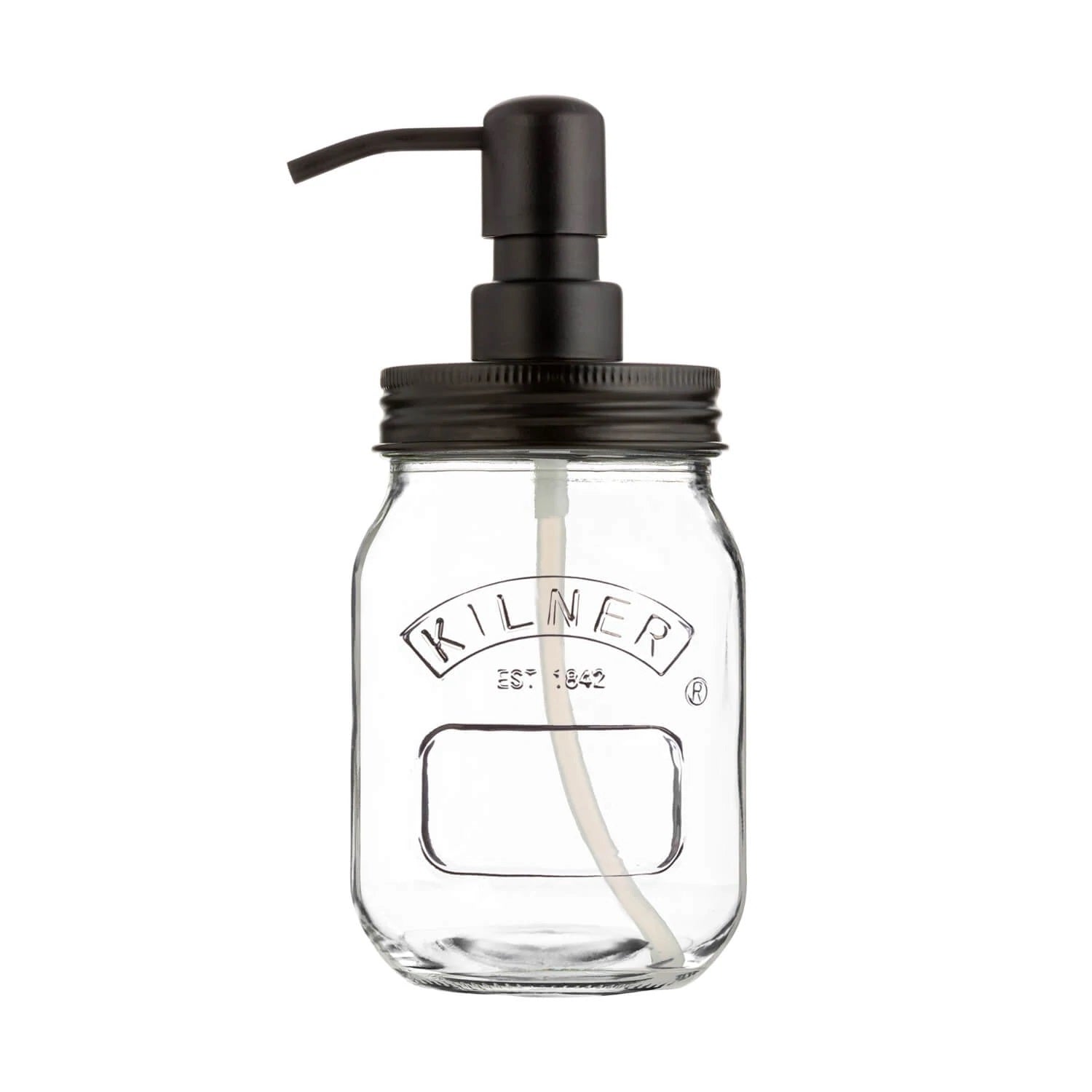 Kilner 500ml Glass Liquid Soap Pump Dispenser