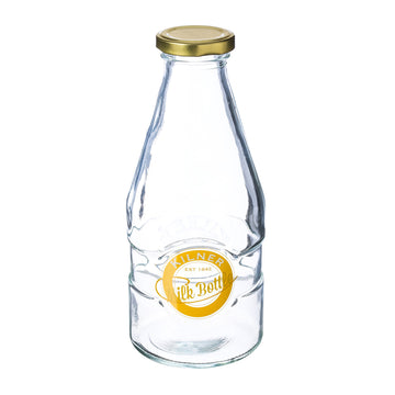 10Pcs Kilner 568ml Twist Top Glass Beverage Bottles