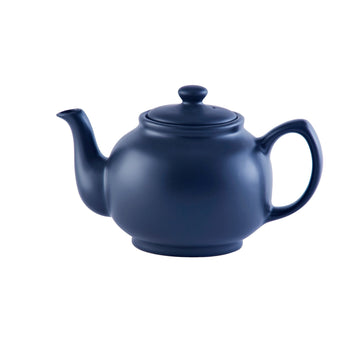 Price & Kensington Matt Navy Blue 6 Cup Serving Teapot