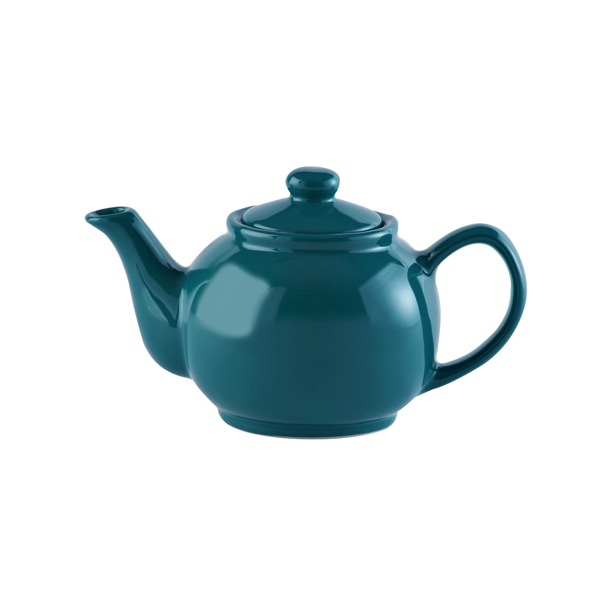 Teal Porcelain Green Tea Coffee 2 Cup Teapot